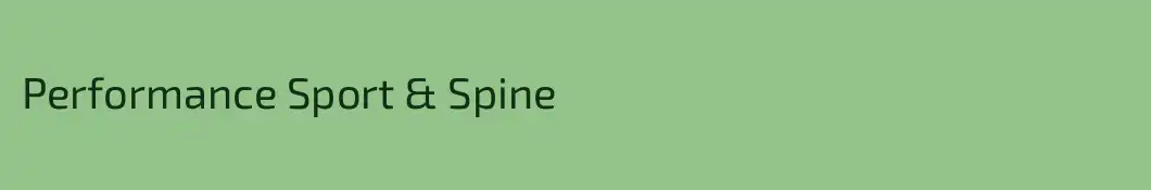 Performance Sport & Spine
